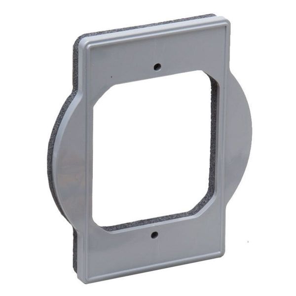 TayMac PRBA400G Plastic Round Box Adapter, Gray