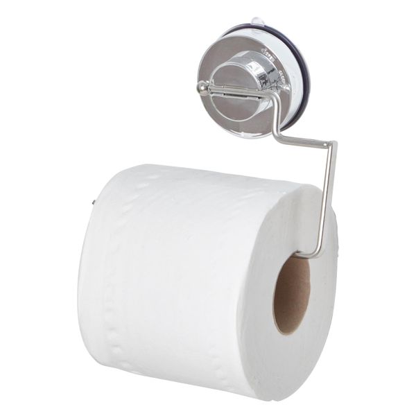 Blue Canyon Gecko Toilet Roll Holder, Shower Caddy with Quick Lock vacuum Suction Cup, No Drill and No Screws Required, Removable, Reusable and Repositionable, Holds Upto 5kg, Stainless Steel