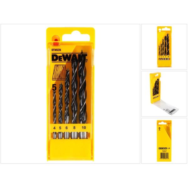 DEWALT DT4535-QZ 5 Brad Point Drills