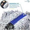 KLEEN HANDLER Cut-End Finish Mop | 3.1 cm Universal Headband for Maximum Absorption, Finishing Mop