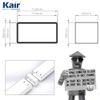 Kair Rectangular Straight Connector 100mm x 54mm Flat Pipe Joint