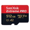 Micro SD 512GB SanDisk Extreme PRO microSDXC A2 SDSQXCZ-512G