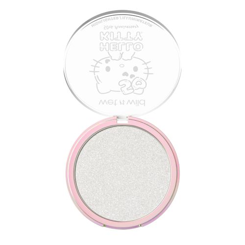wet n wild Hello Kitty Highlighter, Multi-Dimensional Glow with Iridescent Pearls, Silky-Smooth Buildable & Blendable Formula, Cruelty-Free & Vegan - Kind Hearted