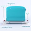Eujgoov Portable Paper Binding Machine – Light Blue, Spiral A4 A5 A6 A7