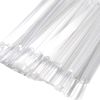 Haobase 50pcs False Nail Art Tips Sticks Display Stand Faux Nail Polish Coloring Capsules Practical Fan Nail Art
