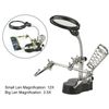 Helping Third Hand Magnifier Soldering Stand Clamp Holder Alligator Clip Tools
