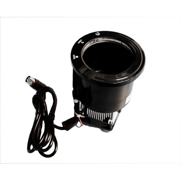 Powered LED Insulated Cup Holder with Cooling and Light LED Strip Function