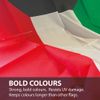 NWFlags Kuwait Flag 3ft x 2ft 75d Premium Polyester Suitable For Flagpoles | Strong Polyester 3x2 foot material flag with Eyelets