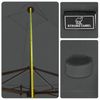 Strong Camel Pop up 10'X10' Canopy Replacement Top Ez Gazebo Replacement Canopy Top (Grey)