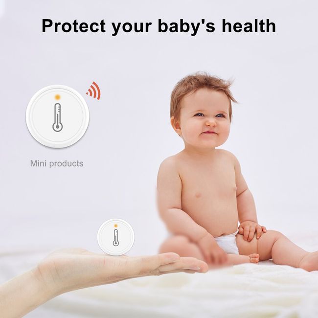 ZigBee 3.0 tuya Smart Temperature and Humidity Sensor Smart Home Wireless  Temperature and Humidity Detector Baby Health Temperature and Humidity  Sensor Smart Life APP Voice Control Alexa Google Home Need to be