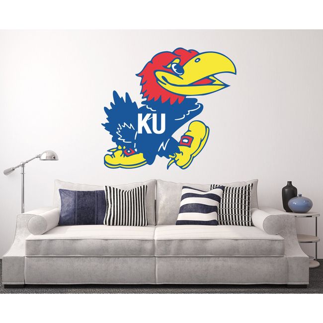 West Mountain Kansas Jayhawks Wall Decal Home Decor Art NCAA Team Sticker