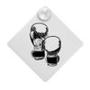 'Boxing Gloves' Suction Cup Car Window Sign (CG00021530)