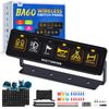 6-Gang LED Light Bar Switch Panel - Wireless Remote ON/OFF Circuit Control Box