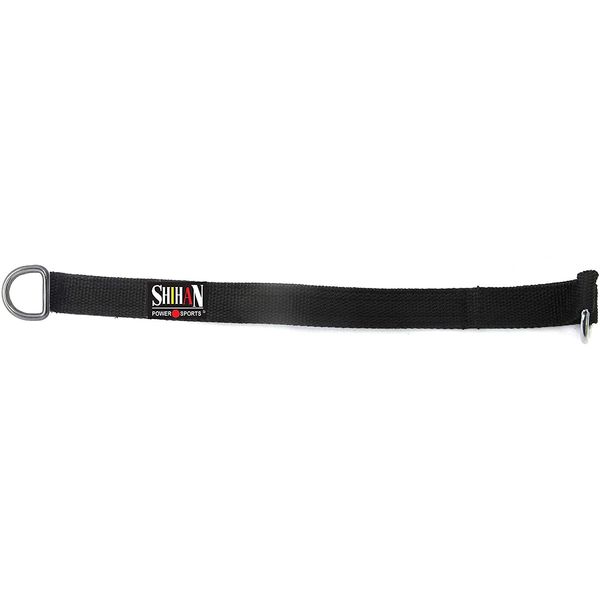 Shihan Portable Weight Loader Pin/Strap 15inch strap 3 inch ring OLYMPIC WEIGHTS Loading Pin strap - Ideal for Triceps Weight adding strap,