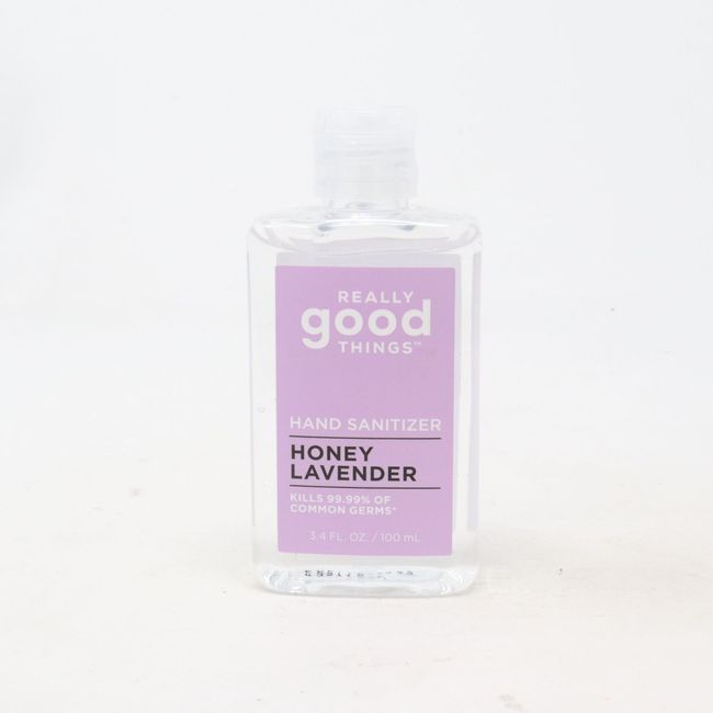 Really Good Things Honey Lavender Hand Sanitizer  3.4oz/100ml New