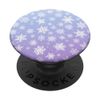 Ice Light Blue Purple Snowflake Snow Crystal PopSockets Swappable PopGrip