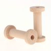 zalati Bobbins Empty Spools Wooden Thread Organizer Holder Collection for Thread Sewing Crafts Needlework