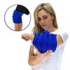 Nature Creation Microwave Heating Pad for Knee - Heating Pad Microwavable for Joints, Knee Pain & Sore Muscle - Reusable Hot/Cold Pack for Joints Comfort and Relaxation, Blue Marble 1 Pack
