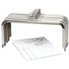 starPG 5.5" Square Hole Tip Insert-In Silver Pattern Handmade Parts(10 Pcs)