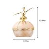 GECOMO Puff Loose Powder, Anti-shining, Makeup Crumble Prevention, Loose Powder, Setting Powder, Ballet Image, Transparency, Waterproof, Pores Inconspicuous, Soft Focus Effect, Concealer Foundation, Ivory White, Natural Color, Cherry Blossom Powder, Trans