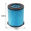 VF5000 Vacuum CleanerFilter Replacement for Ridgid 3-20 Gallon Wet Dry