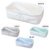 Kamiojapan Zipper Clear Pen Pouch [Gray/Gray]