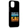 iPhone 15 Sharp Wit Shaper Blade - Funny Fencing Fencer Smartphone Case