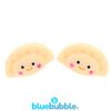 bluebubble KAWAII CAFE Happy Dumpling STUD Earrings on Gift Card