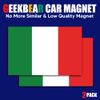 GEEKBEAR National Flag Car Magnet (Italy)