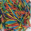 1000 Assorted Colour Wooden Matchsticks Bulk Pack