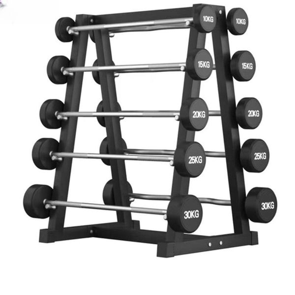 Gym barbell holder fitness bar rack squat track barbell bar holder, single-sided barbell rack without barbell