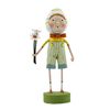 ESC Lori Mitchell Easter Egg Sheldon Boy with Flowers, 6 Inches, 16702, Multicolor