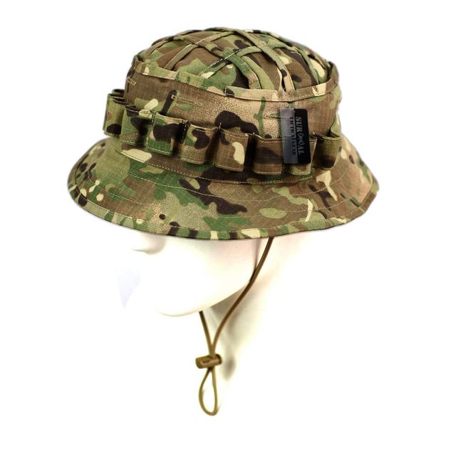 ZAPT Boonie Hat Military Camo Cap Hunter Sniper Ghillie Bucket Hats Adjustable Jungle Bush Hat (Multi Camo)