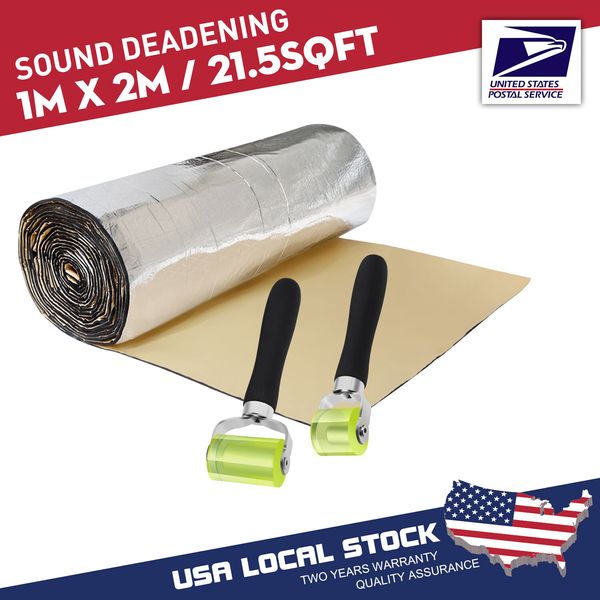 80"x39" Car Sound Deadener Mat Proofing Thick Insulation Material Noise