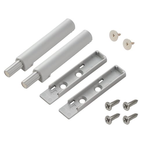 Murakoshi Seiko Y90100071 Push Latch M1 Short Set of 2 Magnets, Magnet, Acceptable, Gray, Made in Japan with Screws