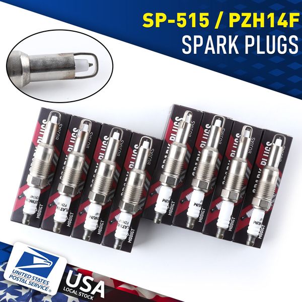8Pcs For Motorcraft SP515 Spark Plugs SP-546 PZK14F Durable For Ford F150 F250