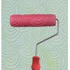 Greek Art 7" DIY Patterned Paint Roller Decorative Rubber Roller Decorative Art Roller Texture Roller with Plastic Handle (Pattern D1)
