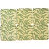 Pimpernel Willow Bough Green Coasters S/6 (s), Multi-Coloured