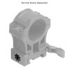 UTG ACCU-SYNC QR 1" High Profile Scope Rings, Picatinny, Black