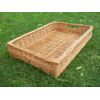 Tablett Buffettablett, Serviertablett, Thekentablett aus gesottener Weide, ca. 60cm x 41cm x 11cm