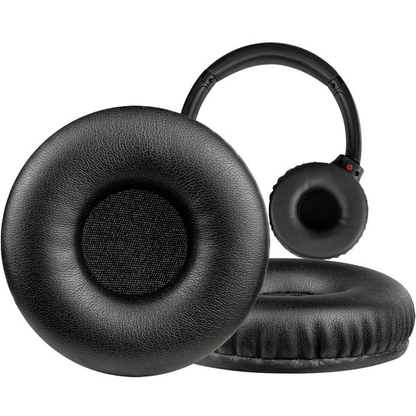 SOULWIT Replacement Earpads for Sony WHXB700/WH XB700 Wireless Extra Bass Bluetooth Headphones, Ear Pads Cushions with High-Density Noise Isolation Foam, Softer Protein Leather (Black)