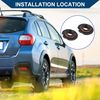 Hihaha H7 LED Headlight Adapter Base/for Car/Plastic / 2 Pc Black