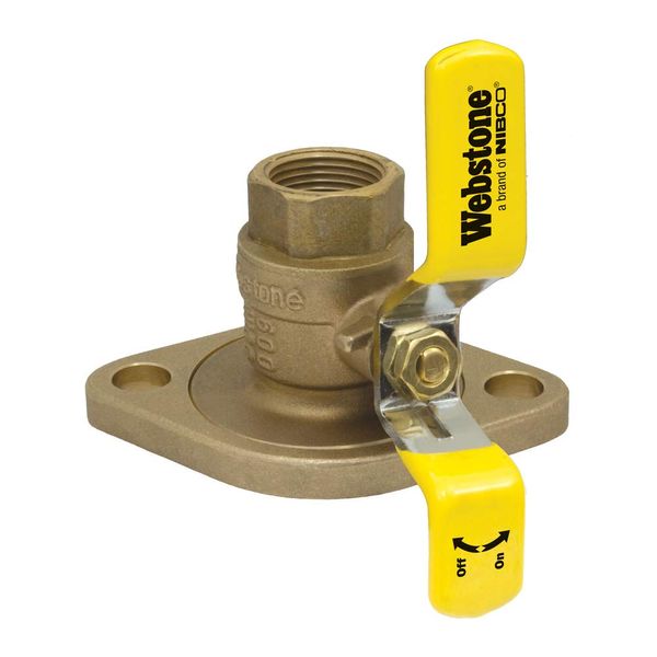 NIBCO 3/4 IPS Isolator with Rot FLG FP BR Ball Valve