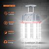 KUKUPPO 80W LED Temporary Work Light 11360lm Linkable Construction Lights 5000K
