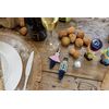 KitchenCraft Nutcracker Collection Silicone Bottle Stoppers, 2 Pieces, Gift Boxed, Plastic, Black