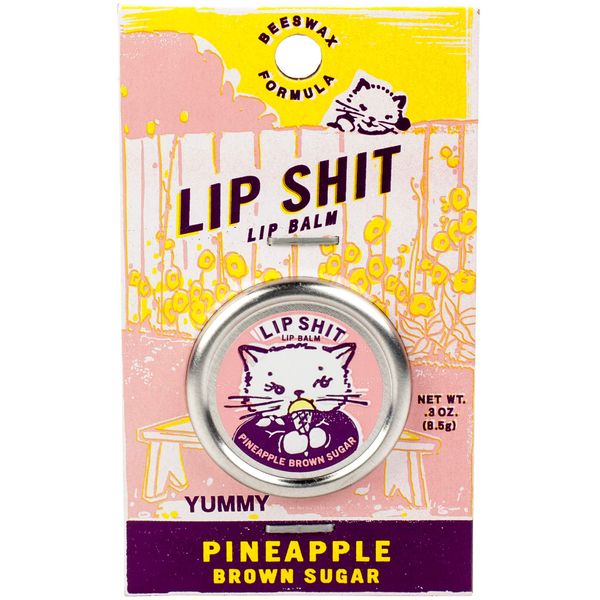 BlueQ Lip Shit Lip Balm - Pineapple Brown Sugar