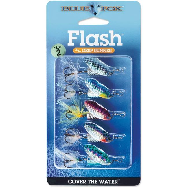 Blue Fox WBFF1K5-1 Flash Spinner Kit, 1/8 oz