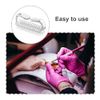 5 Pcs Nail Brushes For Cleaning Nails Transparent Nail Dust Brushes Handle Nail Scrubbing Brushes for Toes and Nails Cleaning