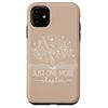 Just One More Chapter Bookish Book Reading Vanilla Cream Tan Case for iPhone 11
