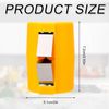 Egg Cracking Tool for Raw Eggs, Efficient Egg Shell Opener Handheld Egg Peeler Tool Egg Cracker Separator Multifunctional Egg Breaker for Cooking Camping Kitchen Gadgets(Yellow)